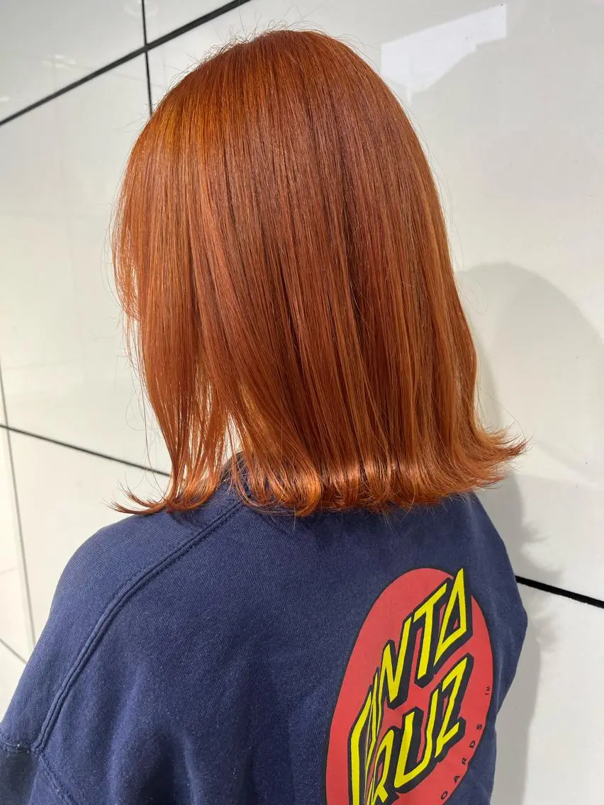 カラー ベージュカラー ブリーチ ブラウンカラー ケアブリーチ ダブルカラー カットパーマ 🌀あさみのヘアスタイル