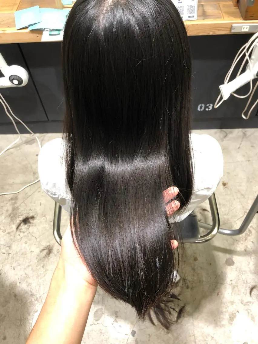 ロング カラー カット ヘアカラー 舘野 太嘉宏のヘアスタイル
