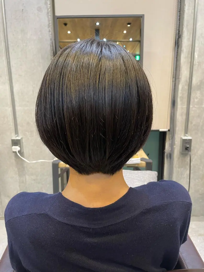 ショート ボブ 樋川 早紀のヘアスタイル