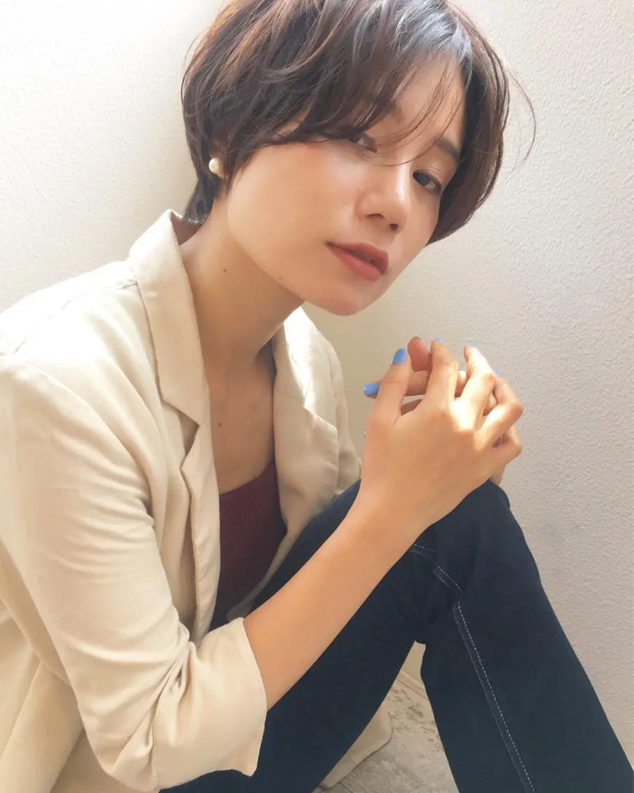 ショート ショートヘア 鎌倉 彩のヘアスタイル