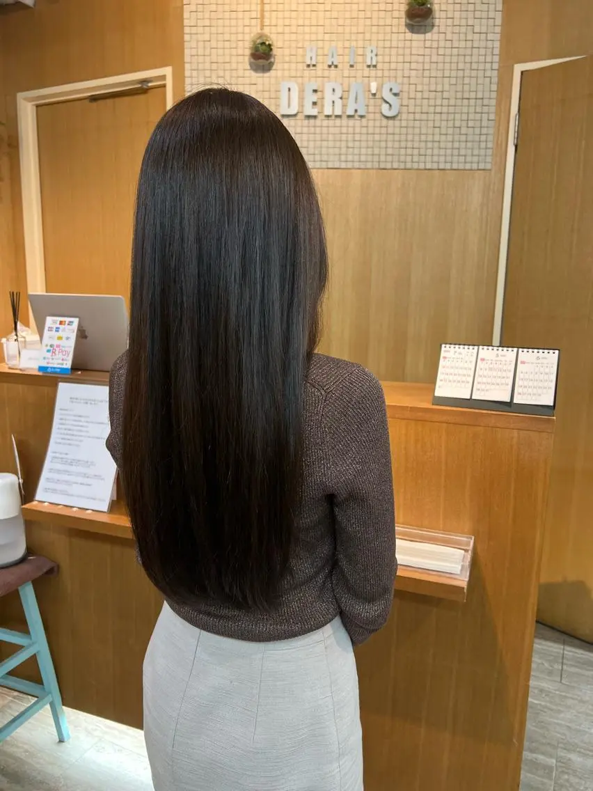 ロング カラー 透明感カラー/ イルミナカラーヒロキのヘアスタイル