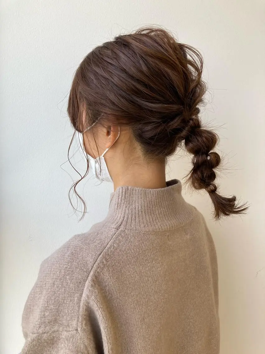 セミロング ヘアアレンジ izumi 【カラー/髪質改善】のヘアスタイル