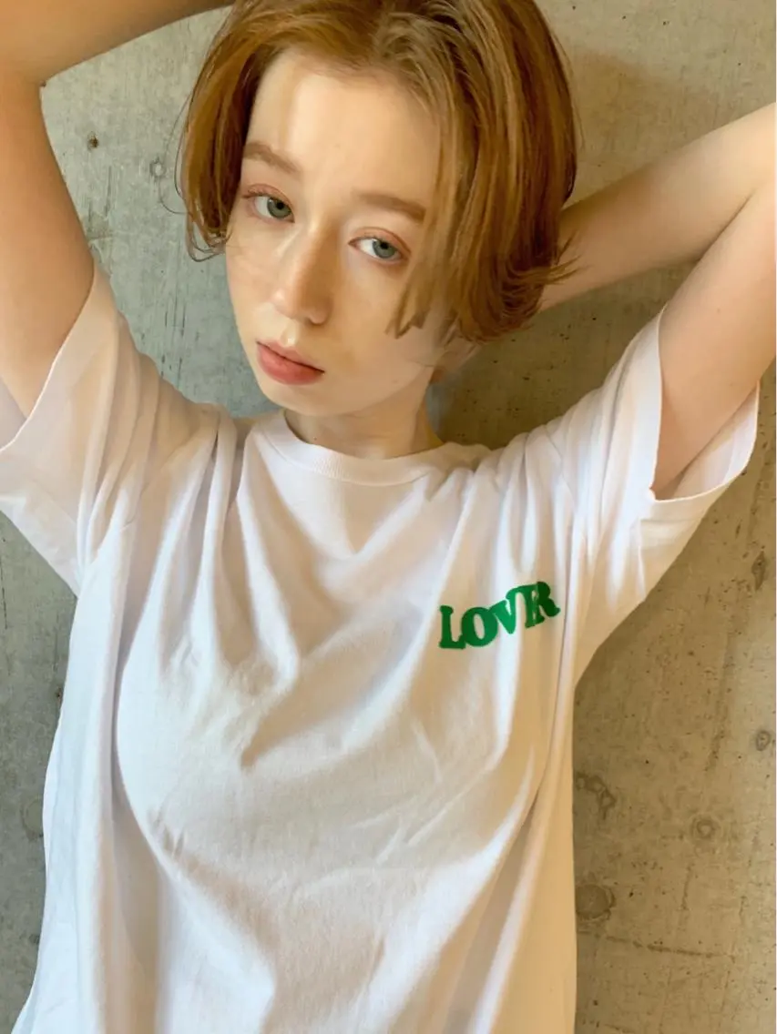 ショート 縮毛矯正 トリートメント 透明感カラー🌿ボブ ✨飛田 ケイのヘアスタイル