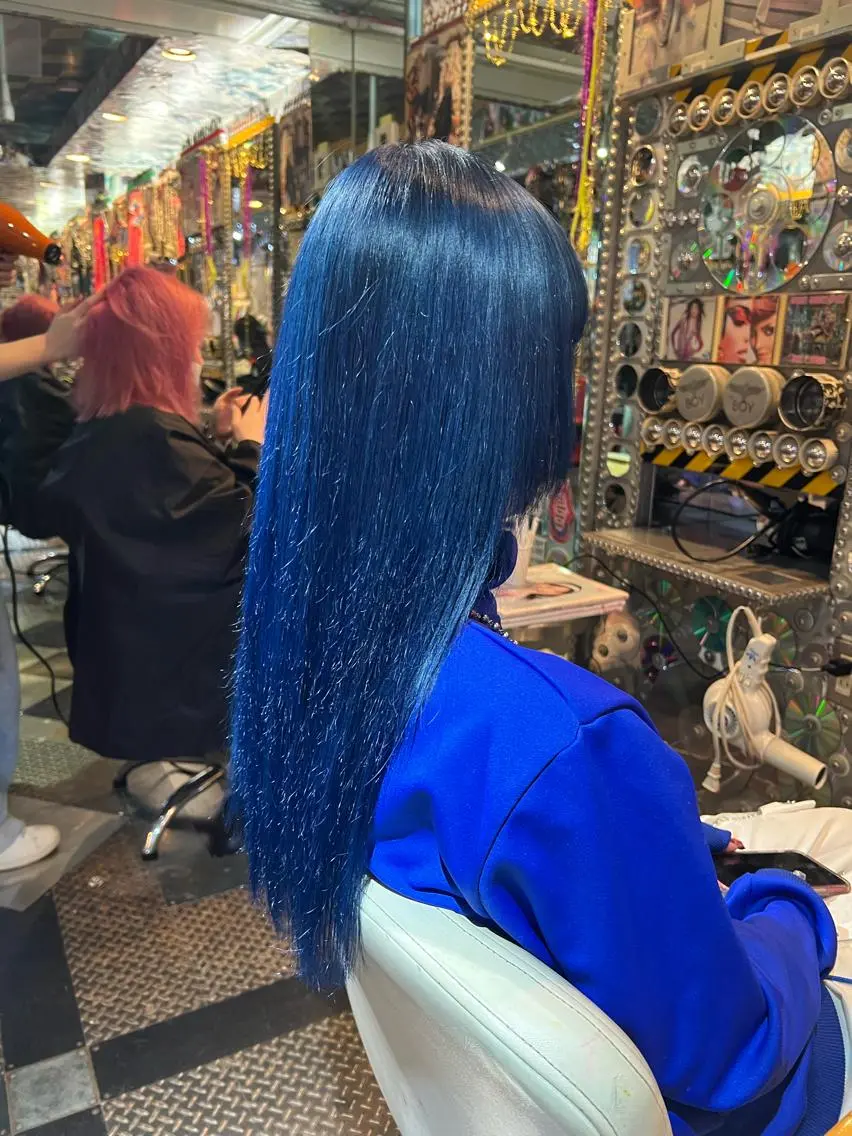 ロング カラー カット ヘアカラー KOYA ｺﾔのヘアスタイル