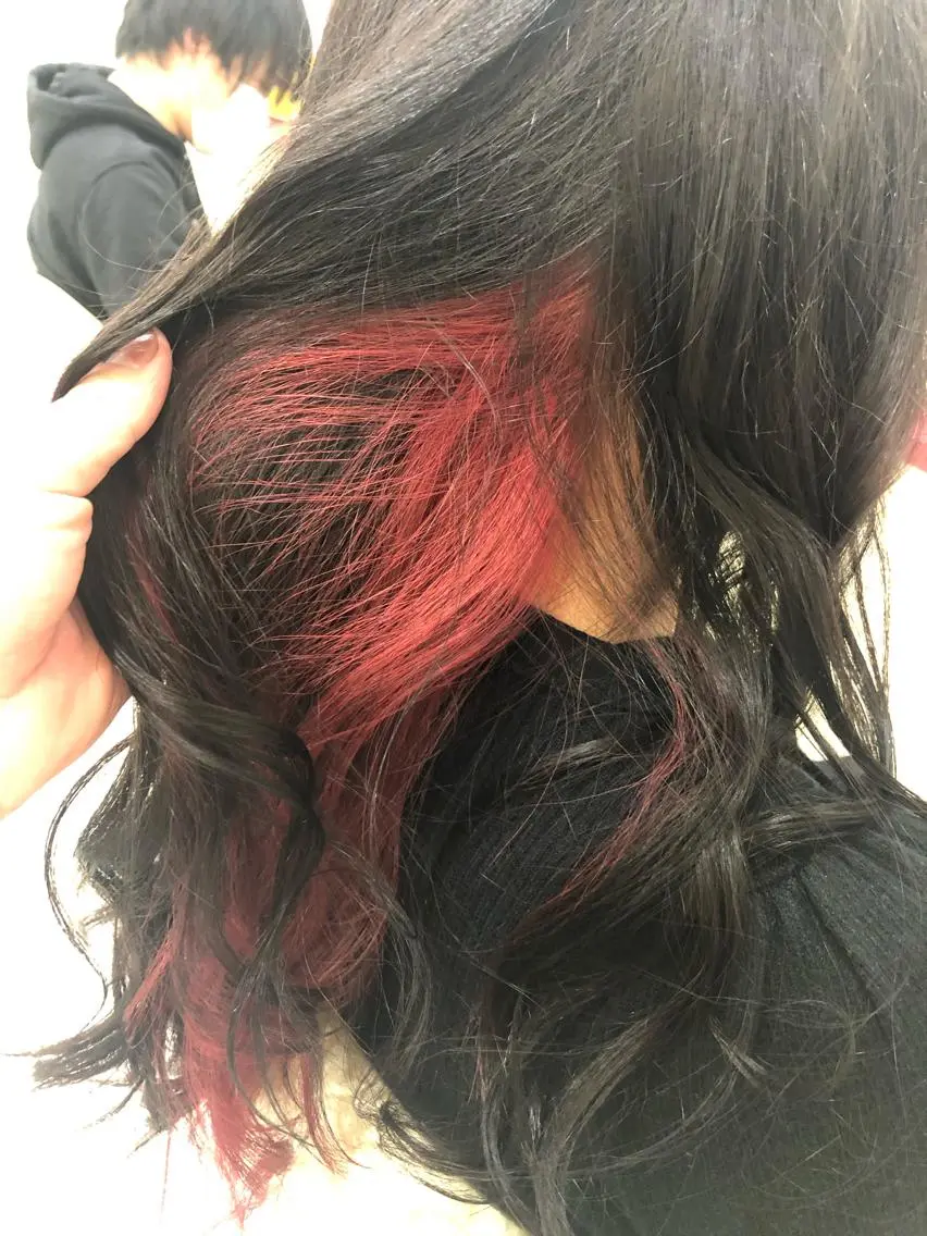 カラー インナーカラー ピンクカラー まさき✂︎ /ブリーチカラーのヘアスタイル