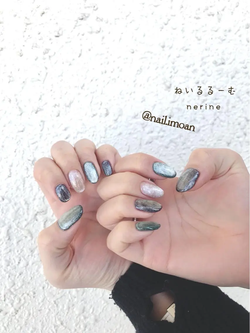 ネイル マグネットネイル NAILST Naomiのネイルデザイン
