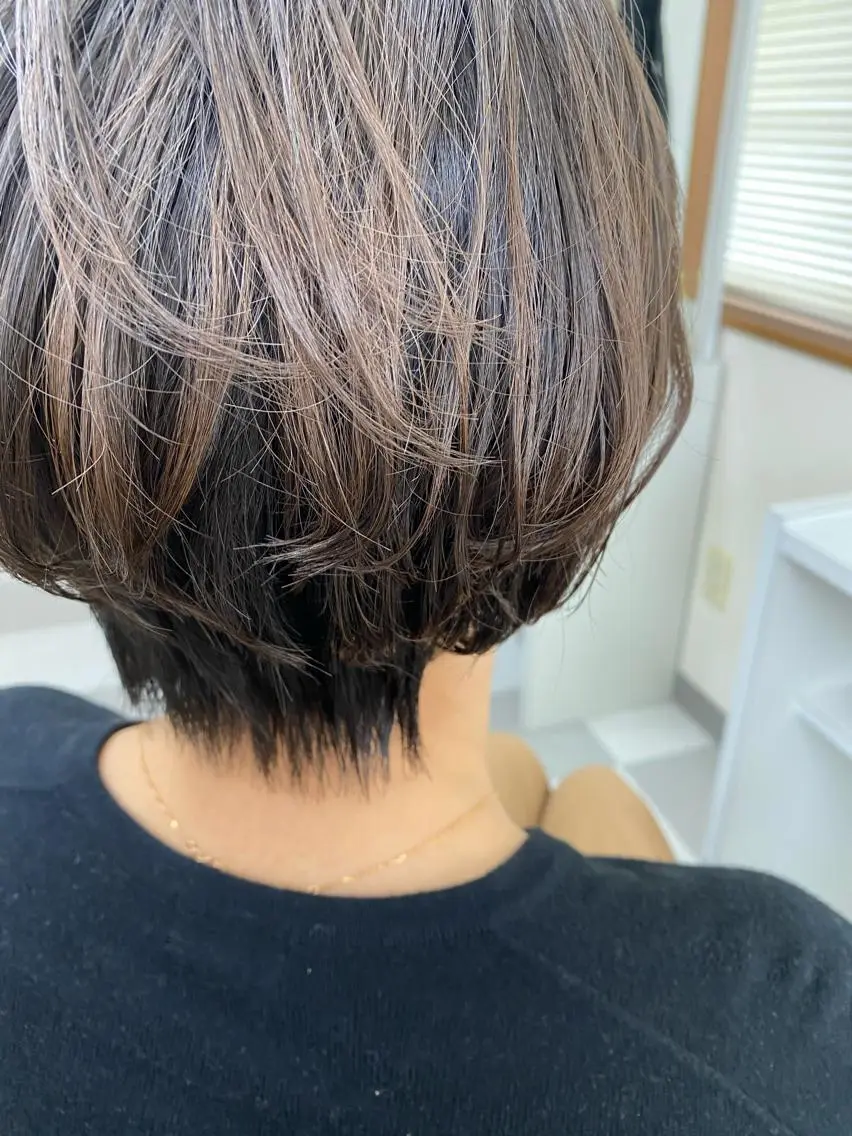 ショート ショートヘア カット トリートメント 永沼 真依のヘアスタイル