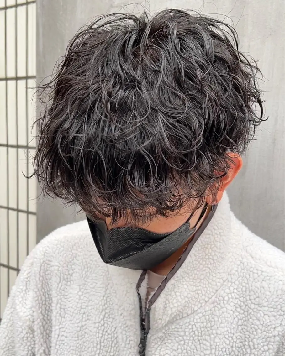 パーマ メンズ マンツーマン×半個室 まちだきょうすけのヘアスタイル