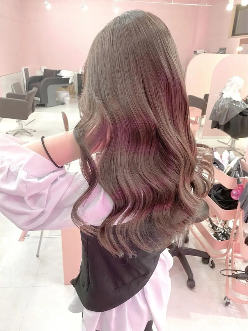 ロング カラー ハイトーン特化💍 NØRN💍韓国のヘアスタイル