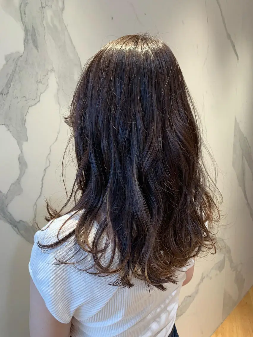 カラー グレージュ 髪質改善🐬🫧 kaeのヘアスタイル