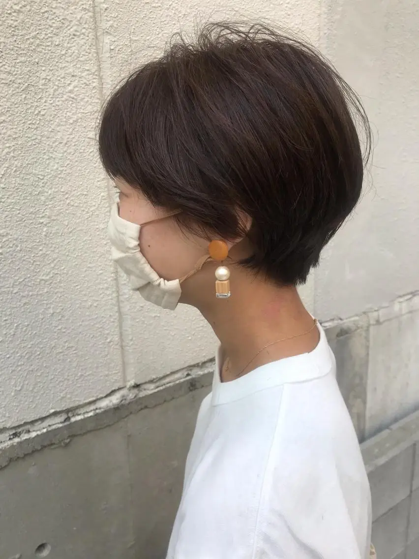 ショート ショートヘア カット ヘアカラー トリートメント ayane⭐️ボブ・ ショート・パーマのヘアスタイル