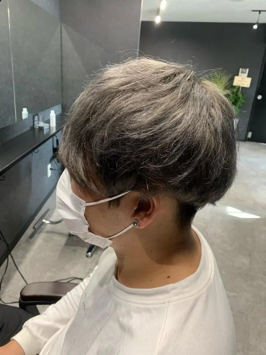 カラー メンズ bateau よしきのヘアスタイル