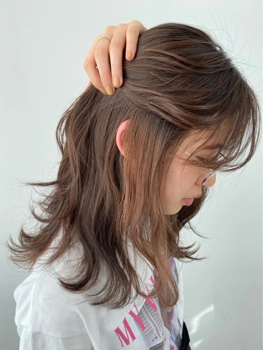 ミディアム カラー Unami MIHA☘️*゜のヘアスタイル