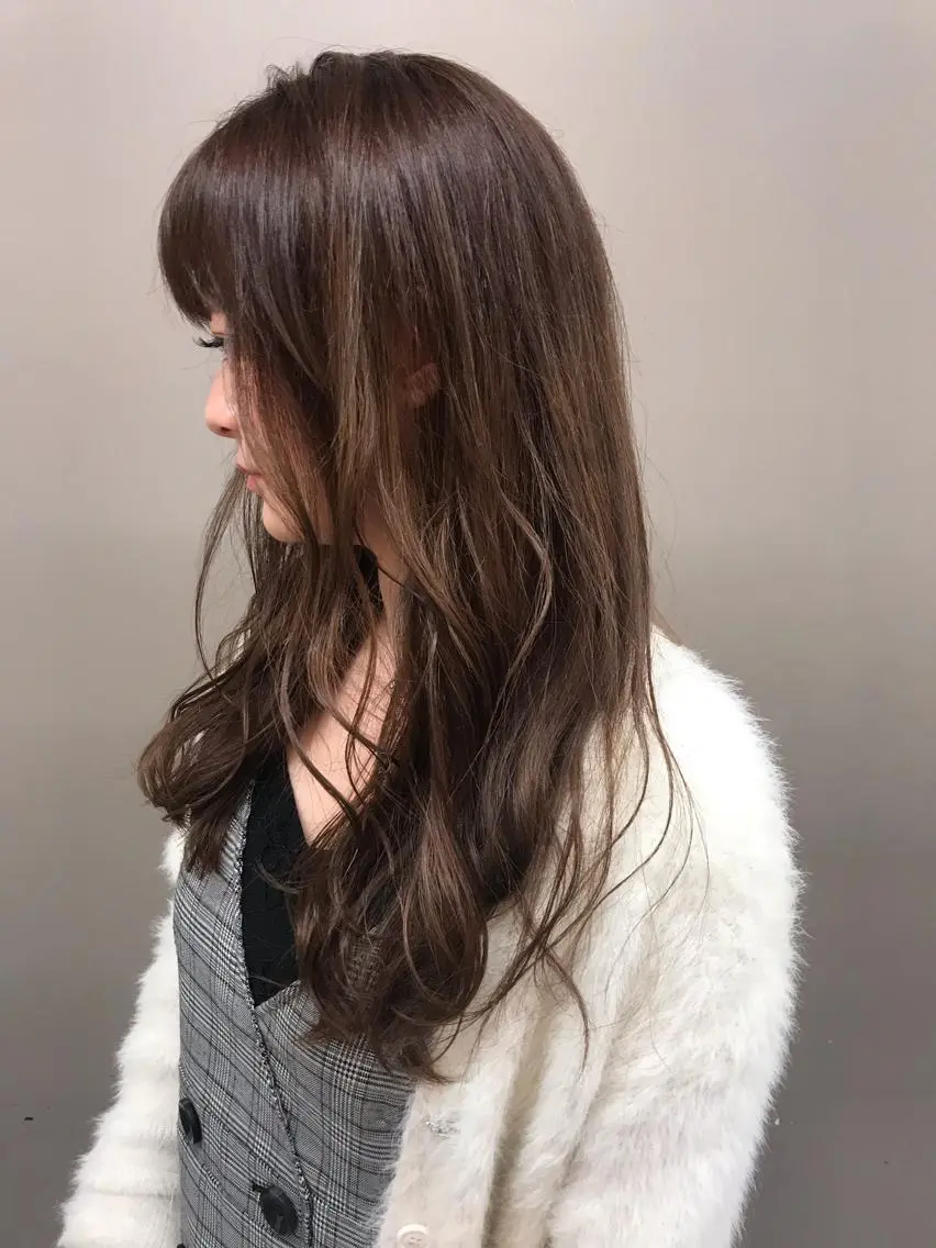 ロング カラー ヘアアレンジ 💖艶と似合わせ💖 カラーカット💖のヘアスタイル