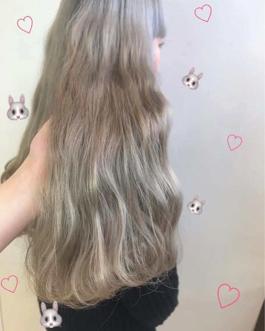 セミロング カラー ベージュカラー 新宿駅近♡個室 ♡関口三都季🌜のヘアスタイル