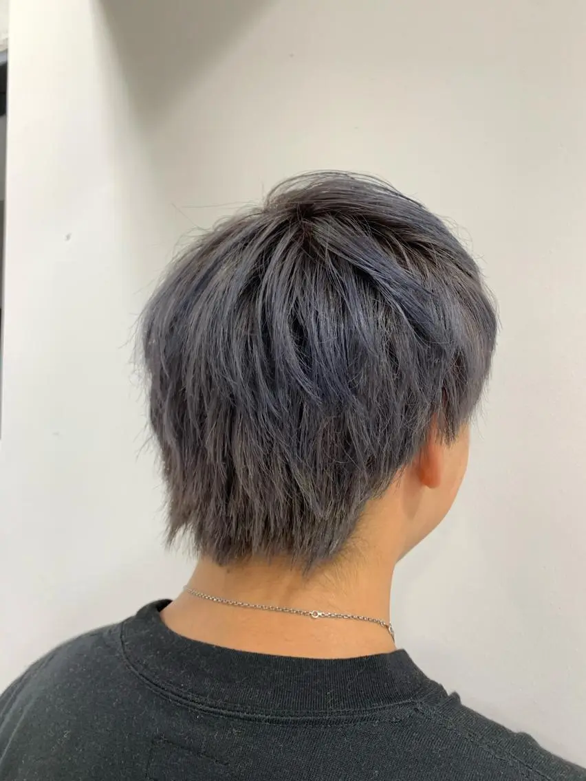 メンズ カット ヘッドスパ 山下恋佳/矢場町/ ブリーチ/ショートのヘアスタイル