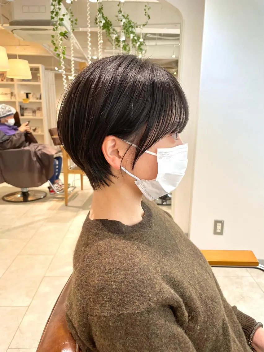 ショート カラー くがれいじ 梅田/ショート/ボブのヘアスタイル