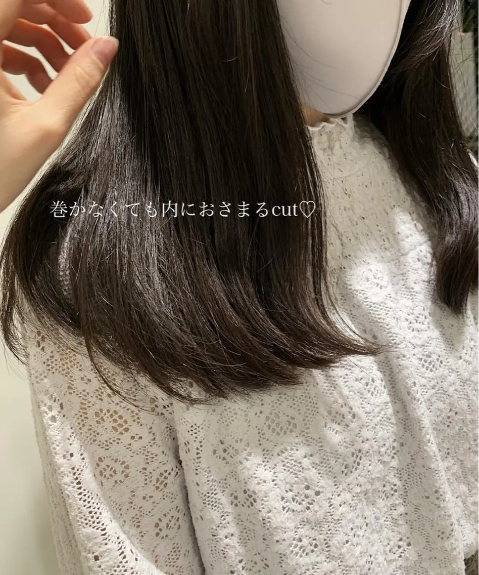 セミロング 透明感カラー/ レイヤー🤎mamiのヘアスタイル