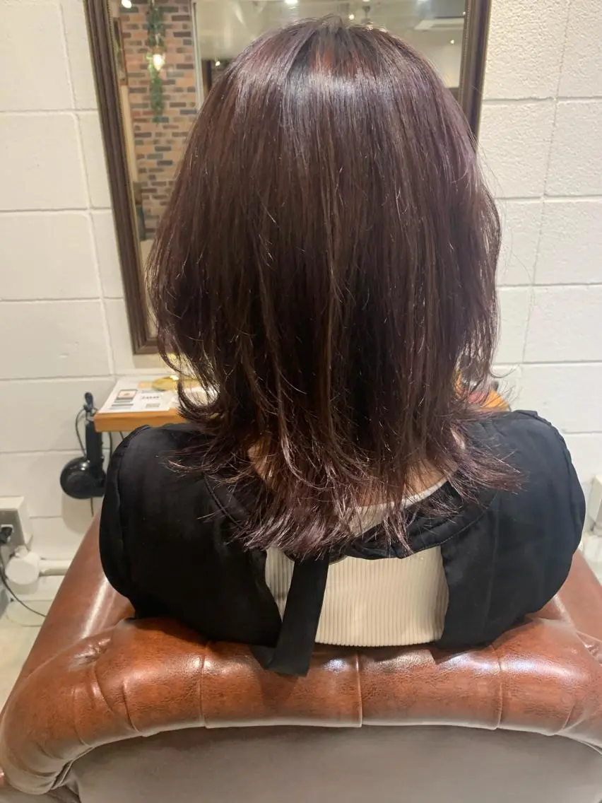 セミロング ショート🌼パーマ 本間正子のヘアスタイル