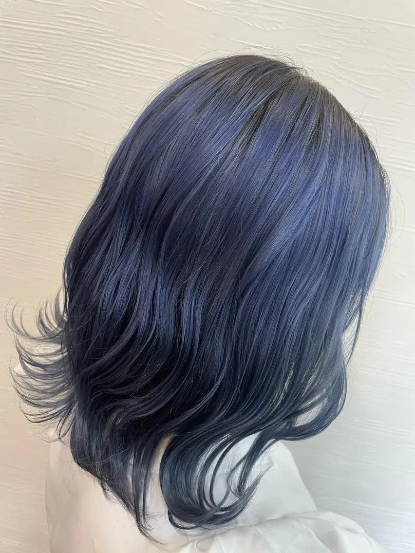 セミロング カラー メンズ特化 井手伸哉のヘアスタイル