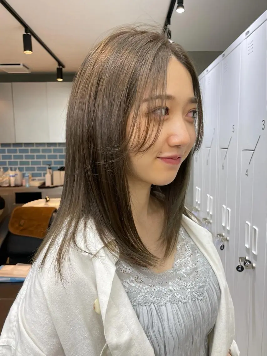 ミディアム カラー カット ヘアカラー 華 /ショート/ボブのヘアスタイル