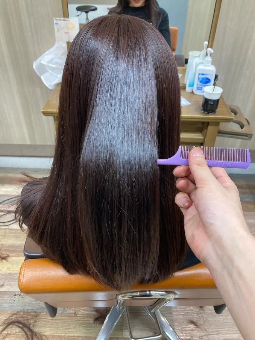 セミロング カラー ヘアカラー トリートメント ヘアセット ✂️似合わせの魔術師 石田一樹✂️のヘアスタイル