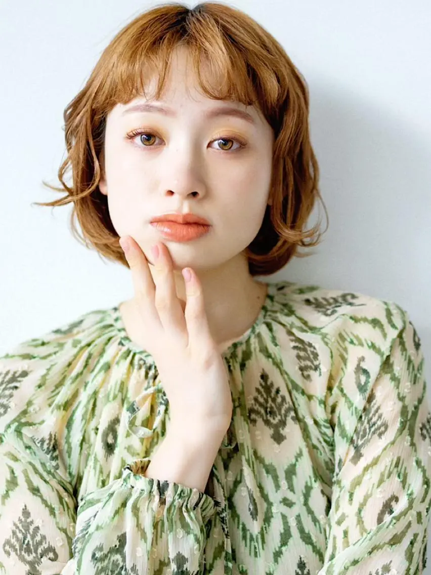 ミディアム カラー カット ヘアカラー トリートメント ヘッドスパ "オトナ髪”/ LAKA TOCCAのヘアスタイル