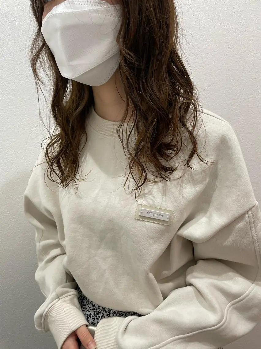 セミロング パーマ カット パーマ 山本 愛永のヘアスタイル
