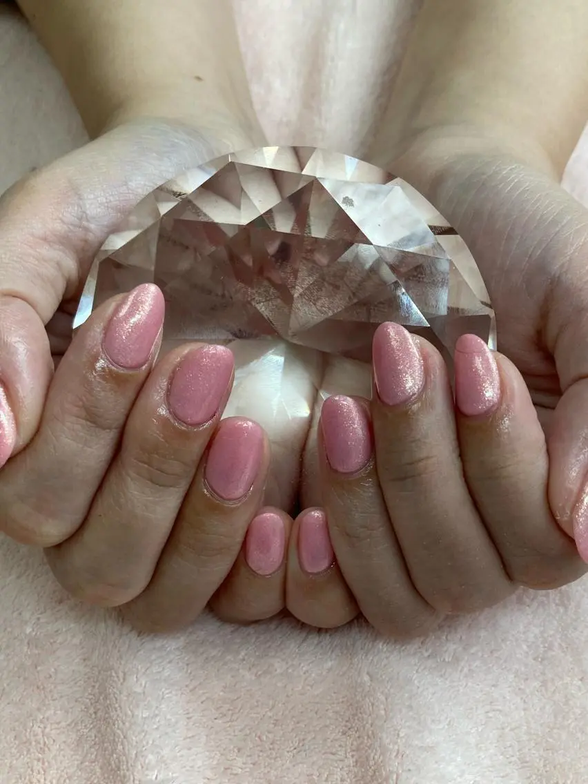 ネイル 桜ネイル ラメ(グリッター) ハンドネイル chii nailのネイルデザイン