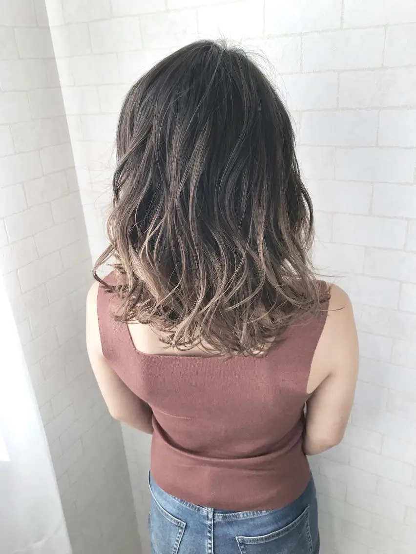 ミディアム 神野 雅樹のヘアスタイル