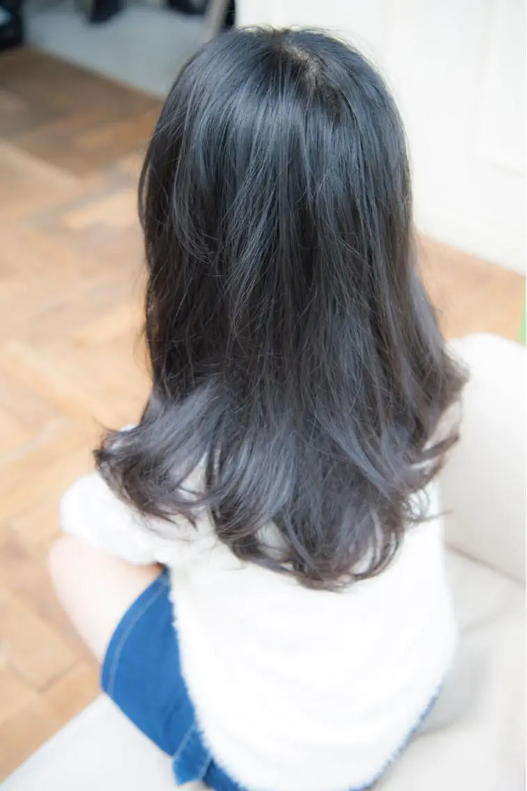 セミロング パーマ 髪質改善🌈縮毛矯正 荻原 達矢のヘアスタイル