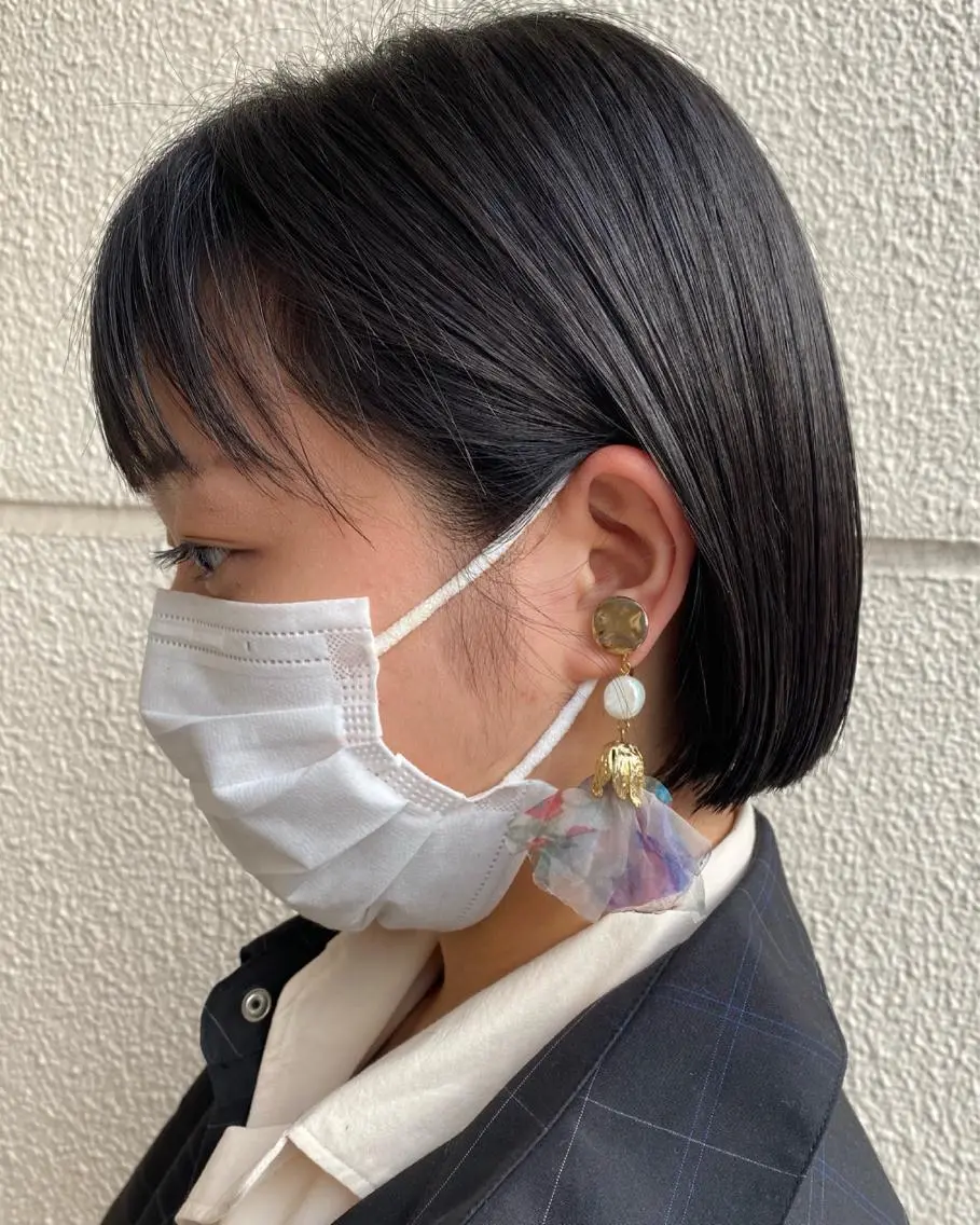 ショート ambellir 山本伽椰のヘアスタイル