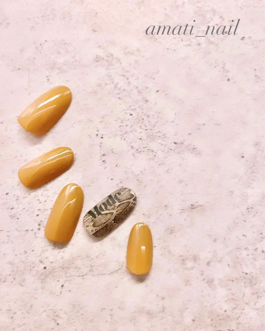 ネイル アニマル柄 マグネットネイル ミラーネイル ニュアンスネイル ワンカラーネイル ハンドネイル amati_nail TAKAKOのネイルデザイン