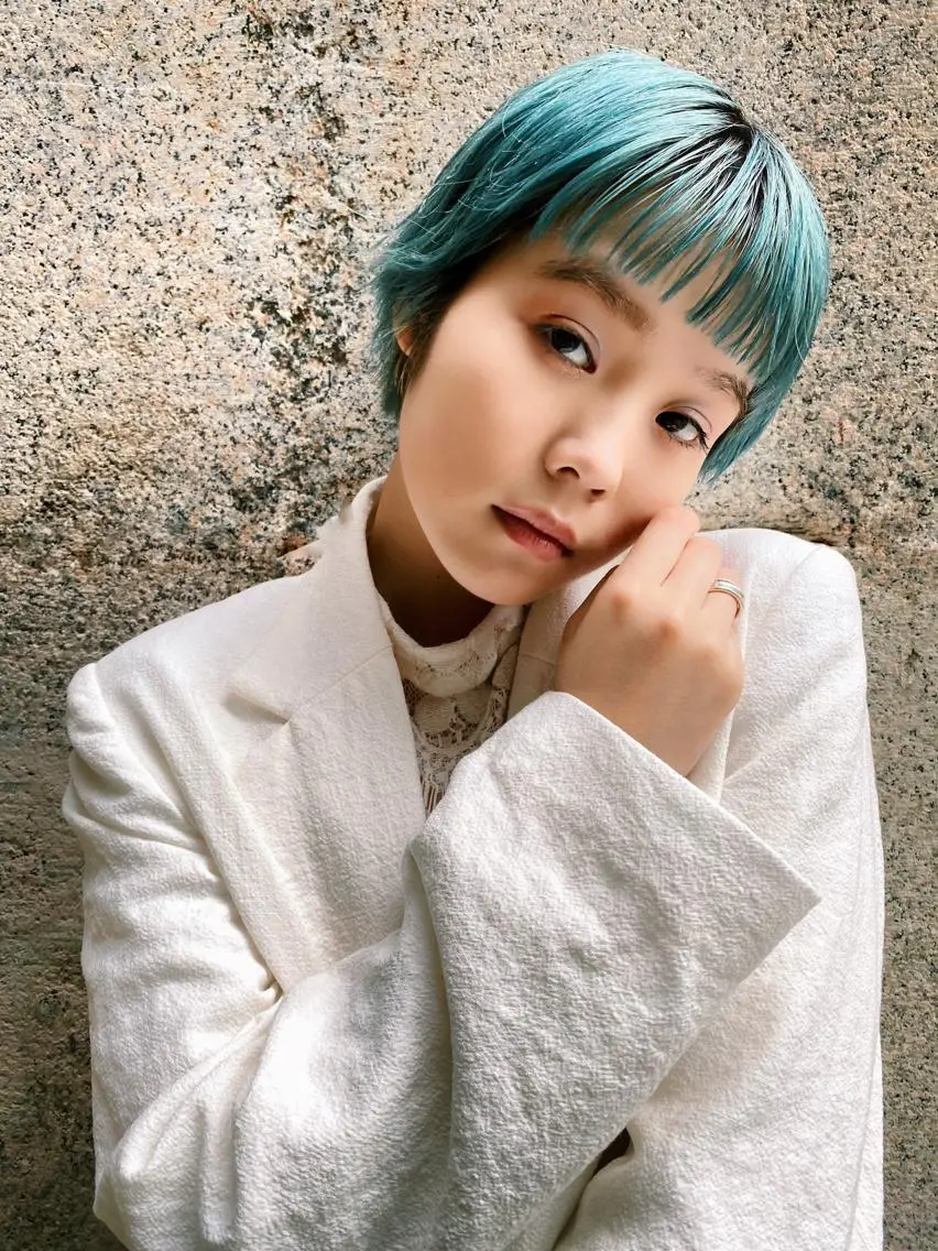 ショート カラー 切りっぱなしボブ ショートボブ ハンサムショート ベージュカラー ブリーチ 🧡色落ちまで2度 楽しめる🧡ヨシキのヘアスタイル