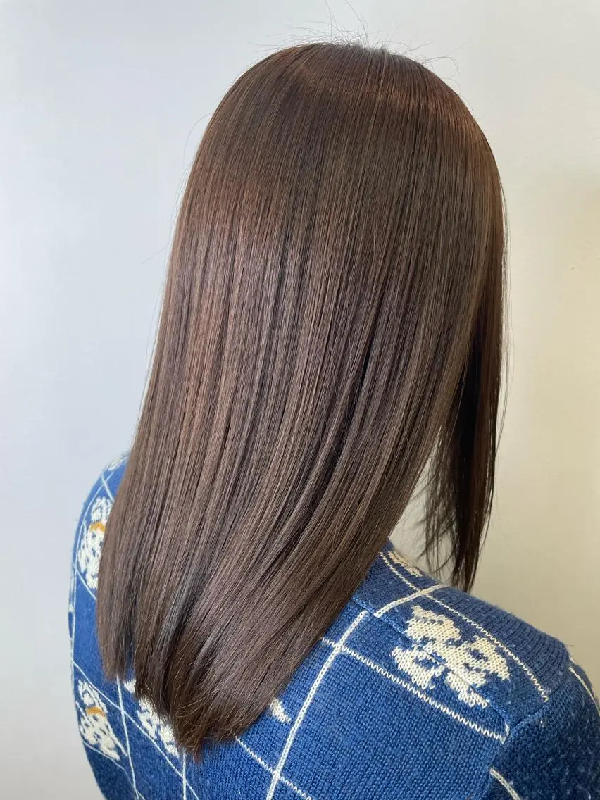 セミロング 松本 剛成のヘアスタイル