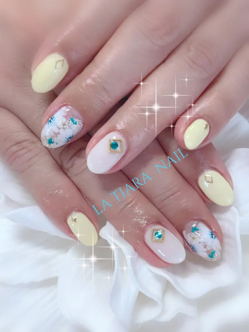 ネイル ハンドネイル Blue bird  nailのネイルデザイン