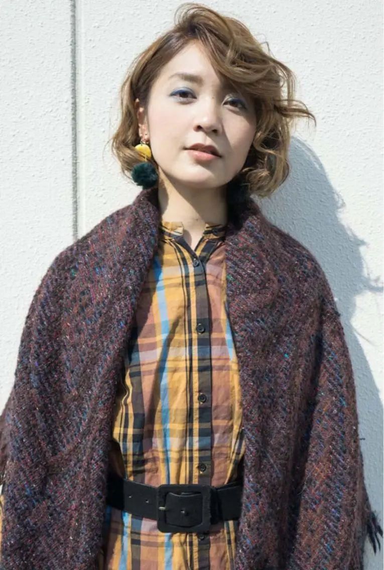 ショート パーマ ヘアアレンジ ボブ 長めボブ 髪質改善/デザイン/ 天王寺/奥野和広のヘアスタイル