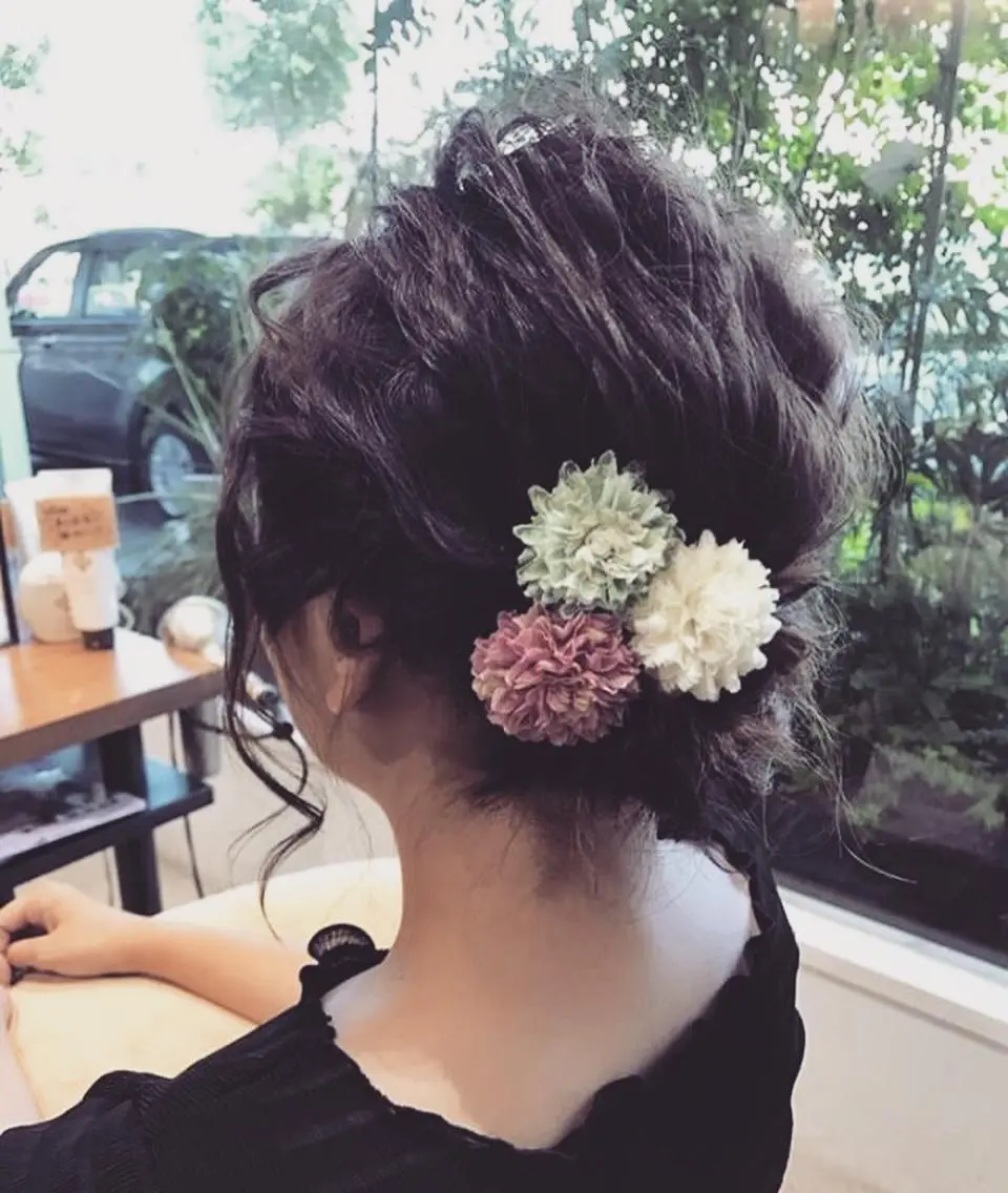 ヘアアレンジ ヘアセット ture by gladのヘアスタイル