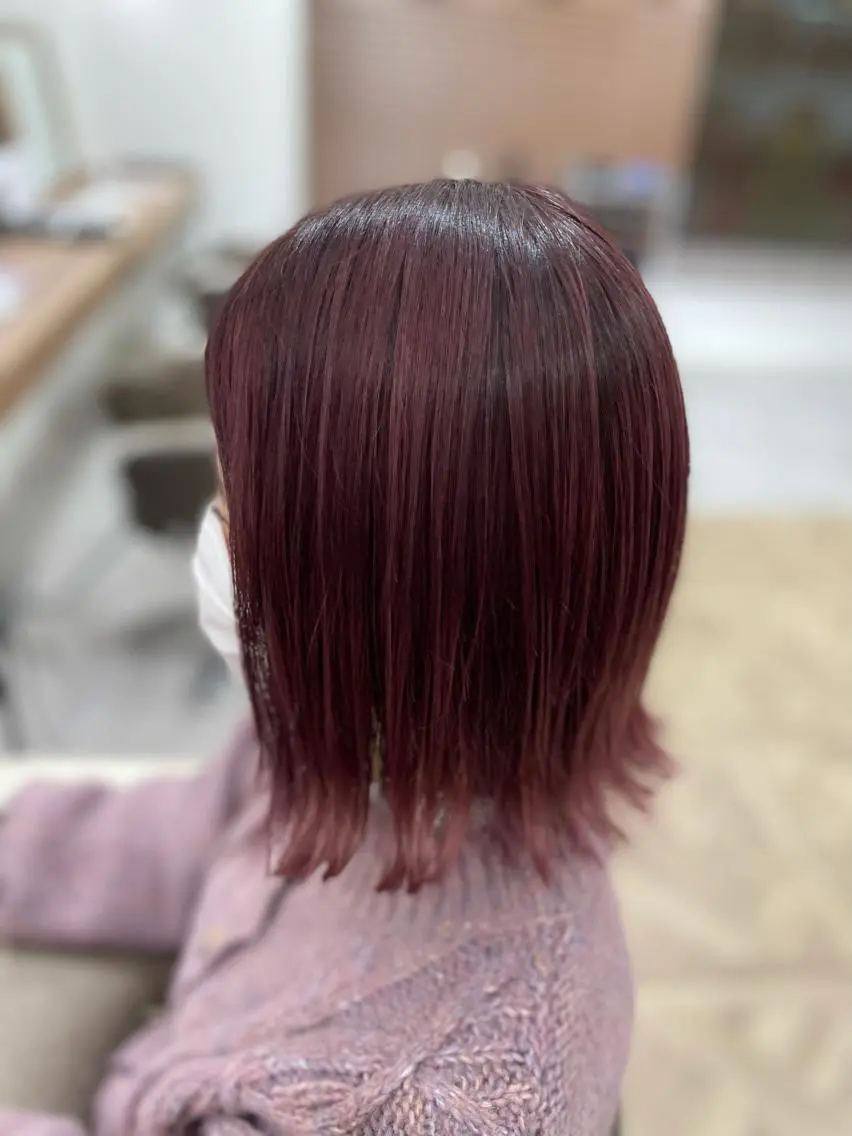 ミディアム カラー 星 翔のヘアスタイル