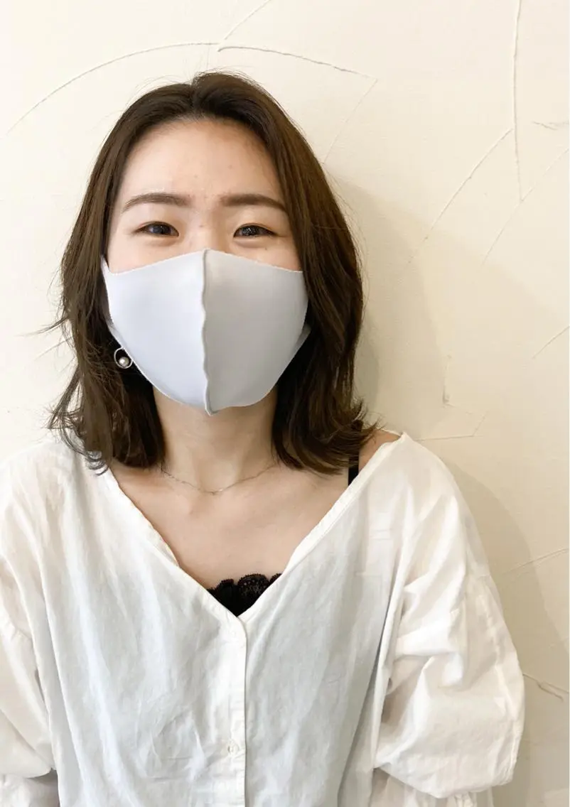 ミディアム カラー カット ヘアカラー トリートメント 樋野 亮のヘアスタイル