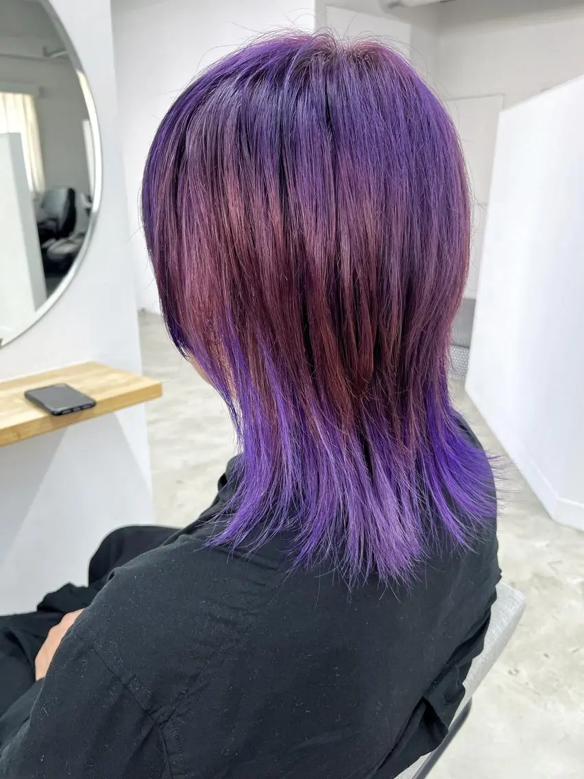 ミディアム カラー メンズ カット ヘアカラー トリートメント ⭐️当日OK⭐️ 岩田峻のヘアスタイル