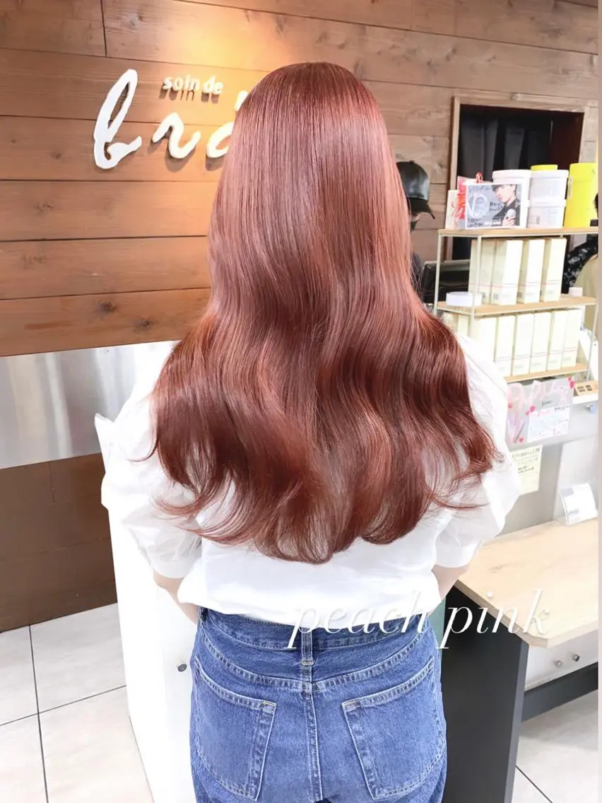ロング カット ヘアカラー レイヤー/艶髪カラー 森本くるみのヘアスタイル