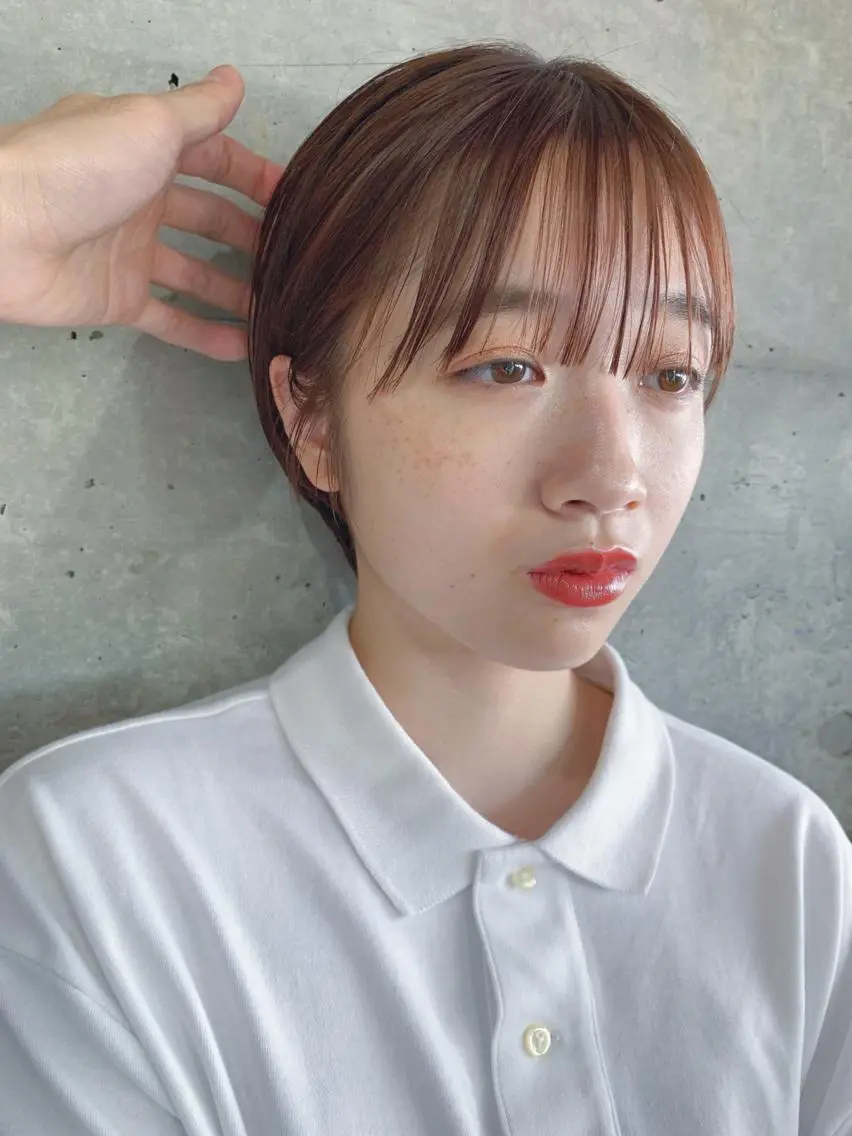ショート ボブパーマコテ巻き風 パーマNo1深江秀平のヘアスタイル