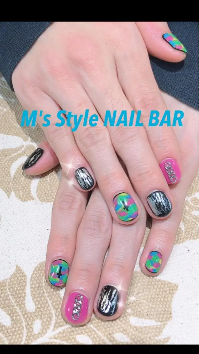 ネイル メンズネイル ハンドネイル M's Style NAIL BARのネイルデザイン