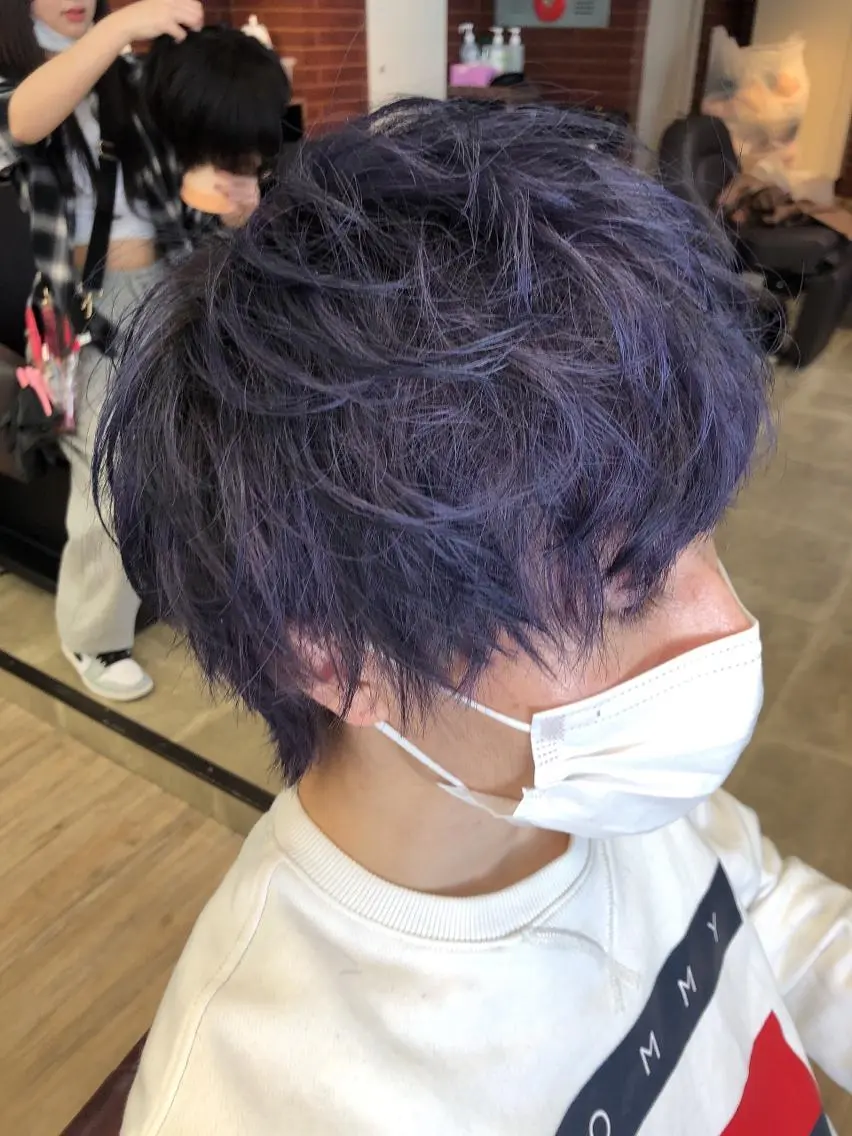 カラー メンズ メンズハイトーン ハイトーンカラー いとう ひろたかのヘアスタイル