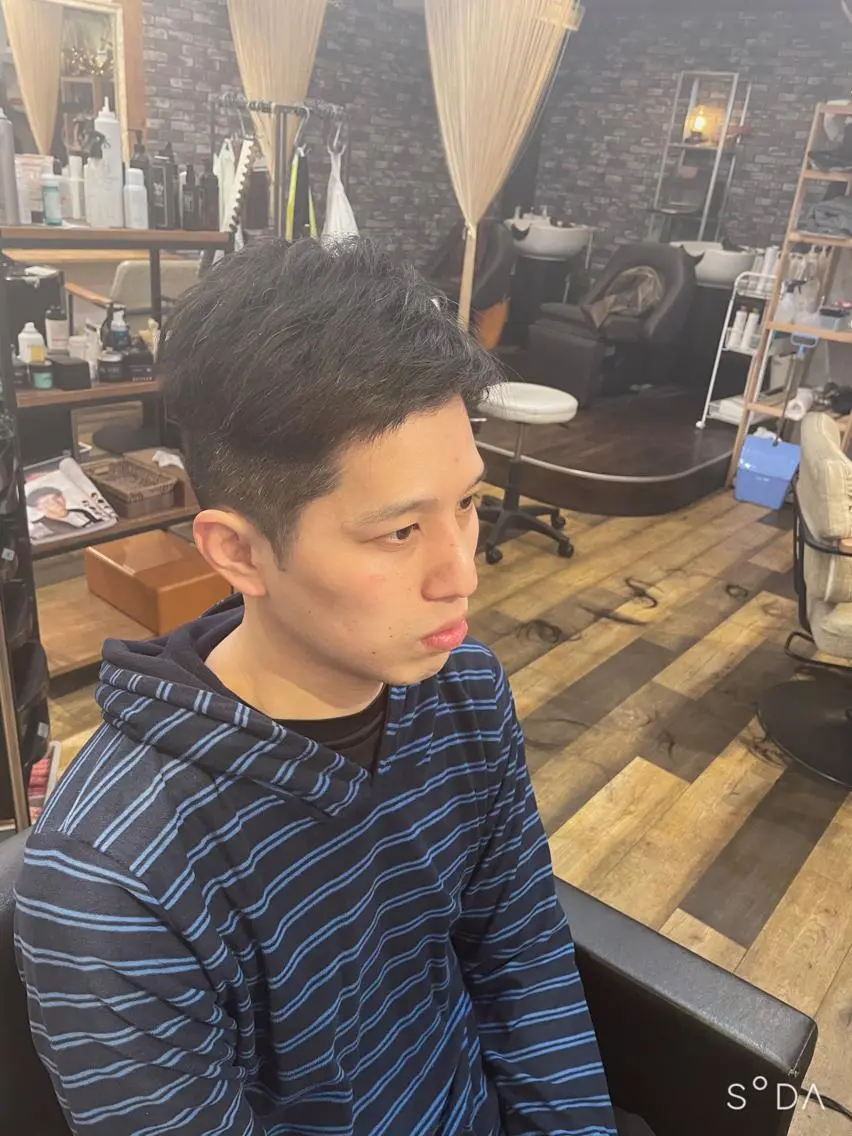 メンズ ひばりヶ丘美容室 カット石井里佳のヘアスタイル