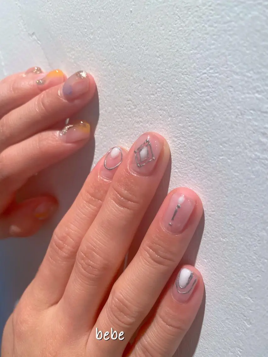 ネイル クリアネイル ハンドネイル Ann nailのネイルデザイン