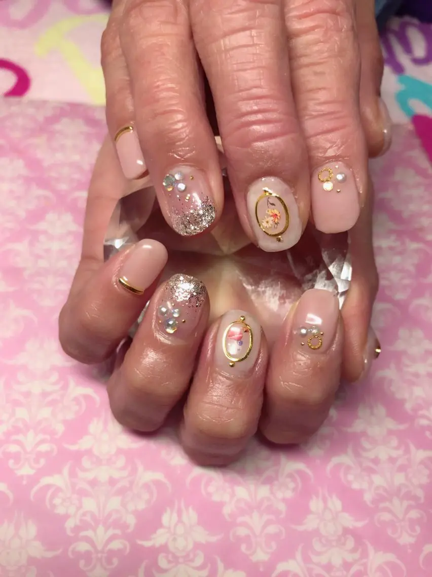 ネイル 春ネイル ハンドネイル Nail Salon macherieのネイルデザイン
