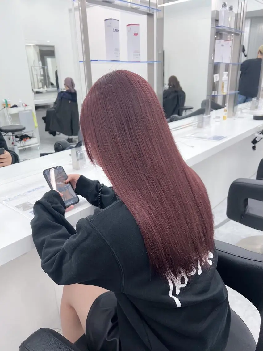 カラー 🤍ྀི透ける寒色 Cocoa🤍ྀིのヘアスタイル