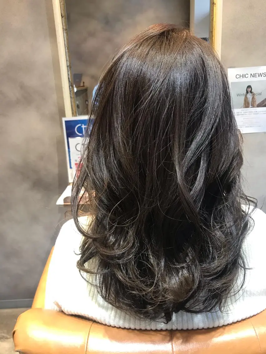 セミロング カット ヘアカラー トリートメント ヘアセット channel 大澤俊文のヘアスタイル